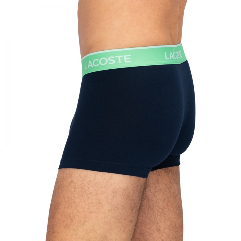 Lacoste_3-erSet_Trunks_Dunkelblau_mitverschiedenfarbigemWebbund