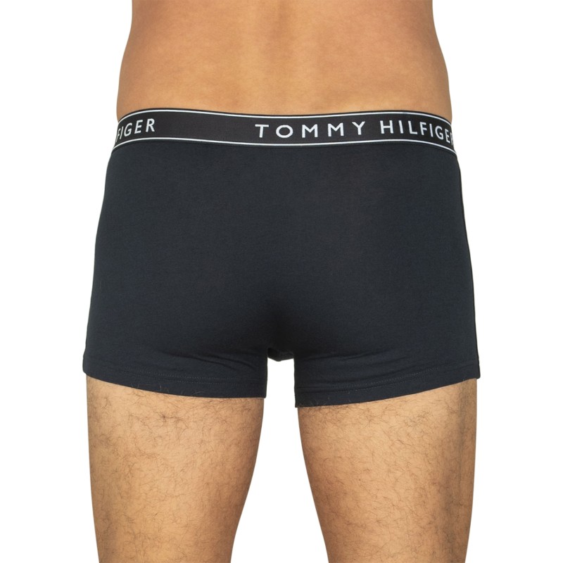 TommyHilfiger_3-erSet_Trunks_Schwarz_mitverschiedenfabigemWebbund