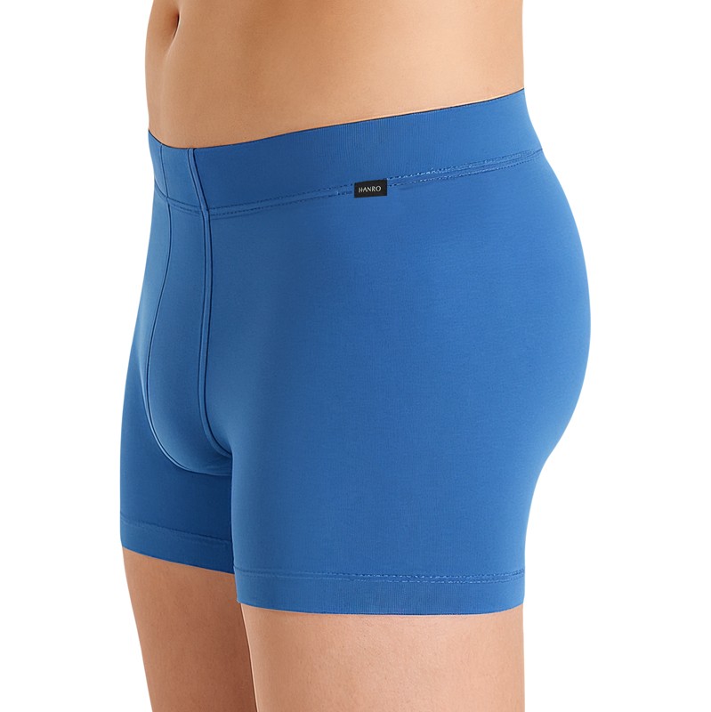 Hanro_2-erSet_Trunks_Blau_&_Schwarz