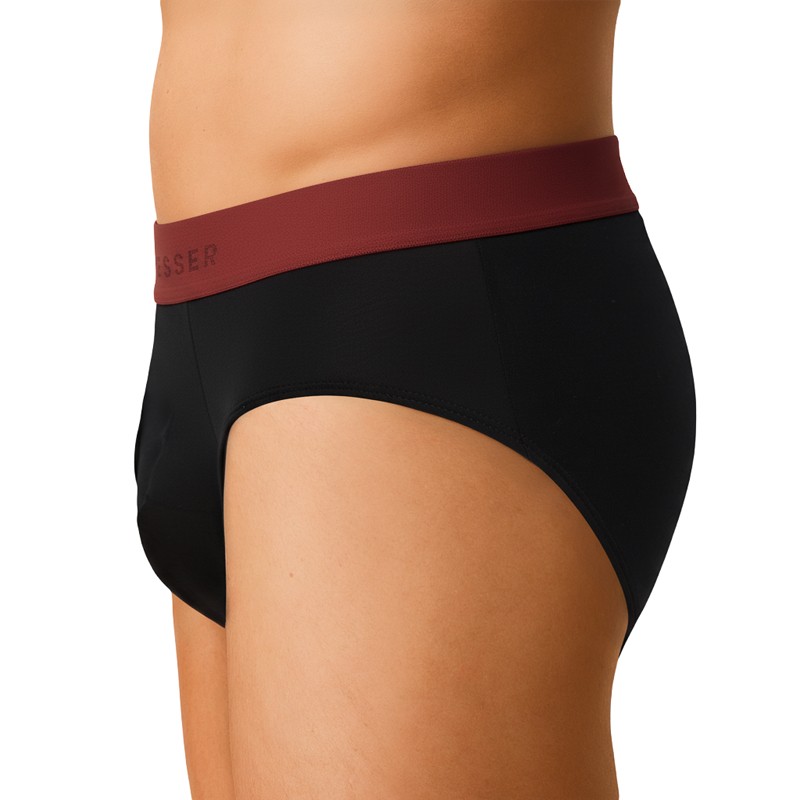 Boxerman_Schiesser_3-erSet_Slips_Schwarz_mit_verschiedenfarbigen_Webbund