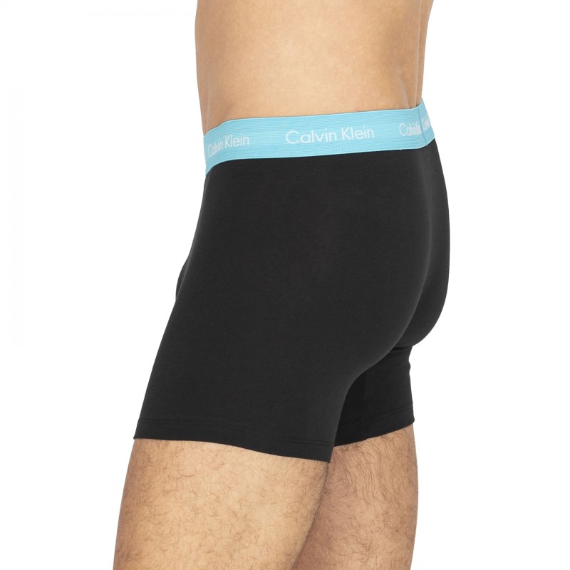 CalvinKlein_5-erSetBoxerBriefs_Schwarz_Priude_mitverschiedenfarbigemWebbund