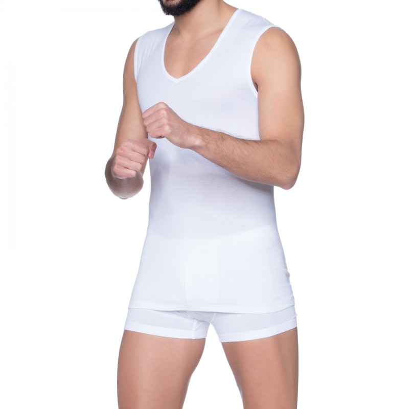 Mey-Muskel-Shirt_Casual Cotton_Weiss