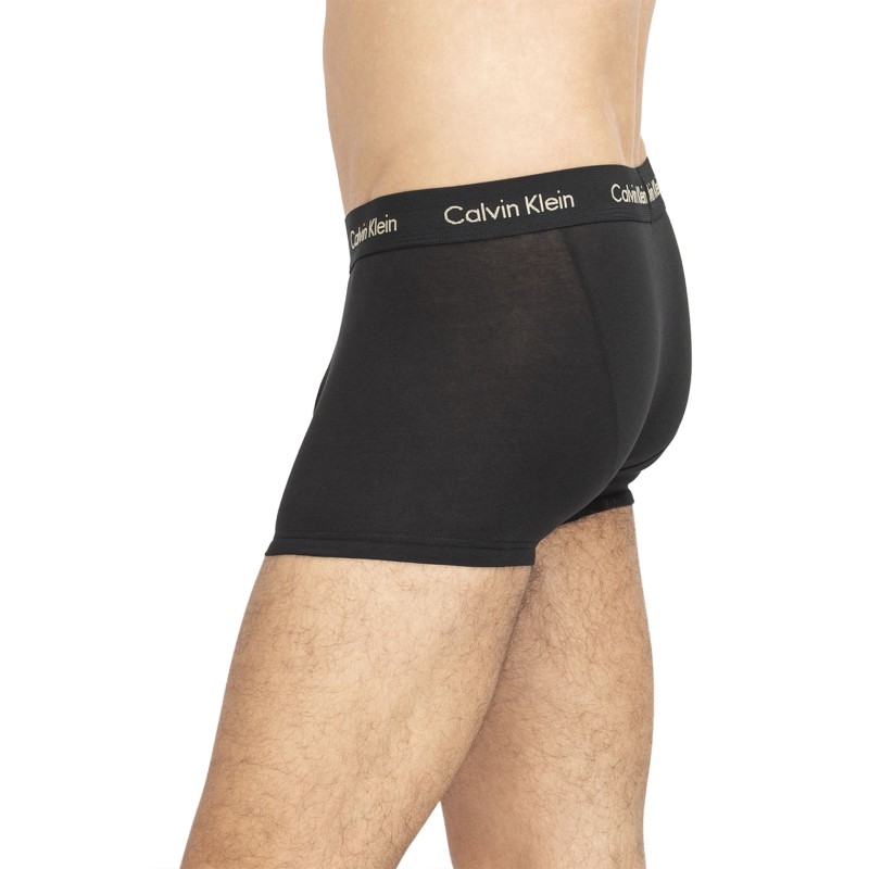 CalvinKlein_3erSet_LowRiseTrunks_Schwarz_mitverschiedenfarbigemWebbund