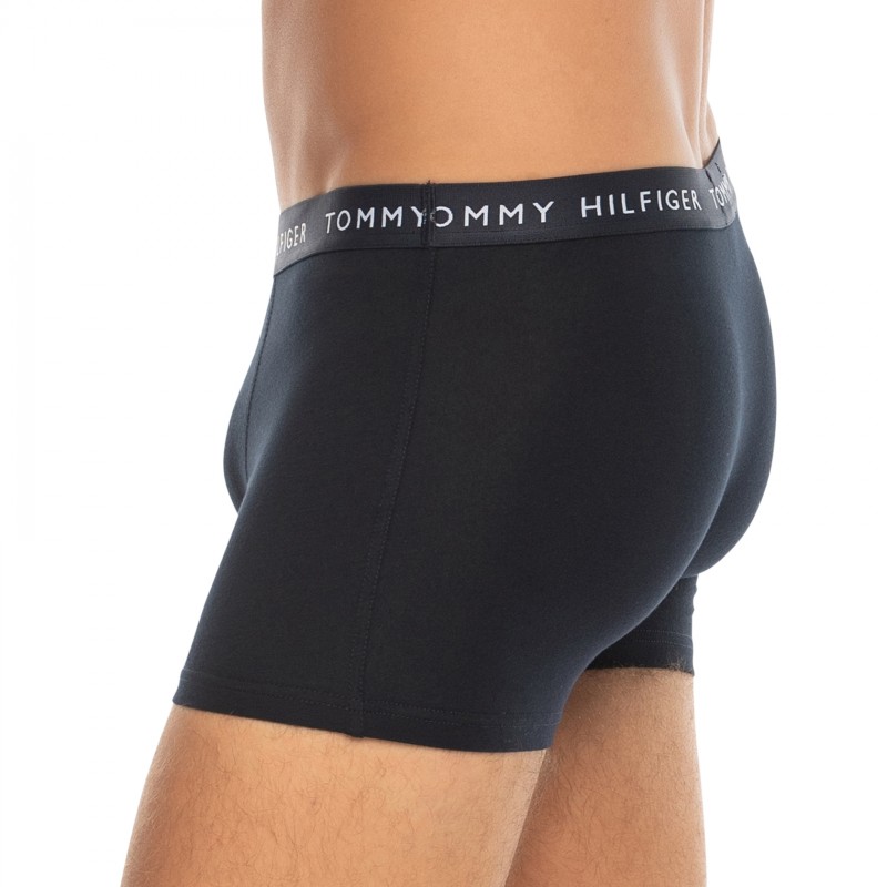 Tommy Hilfiger 5-er Set Trunks Blau mit verschiedenfarbigen Webbund