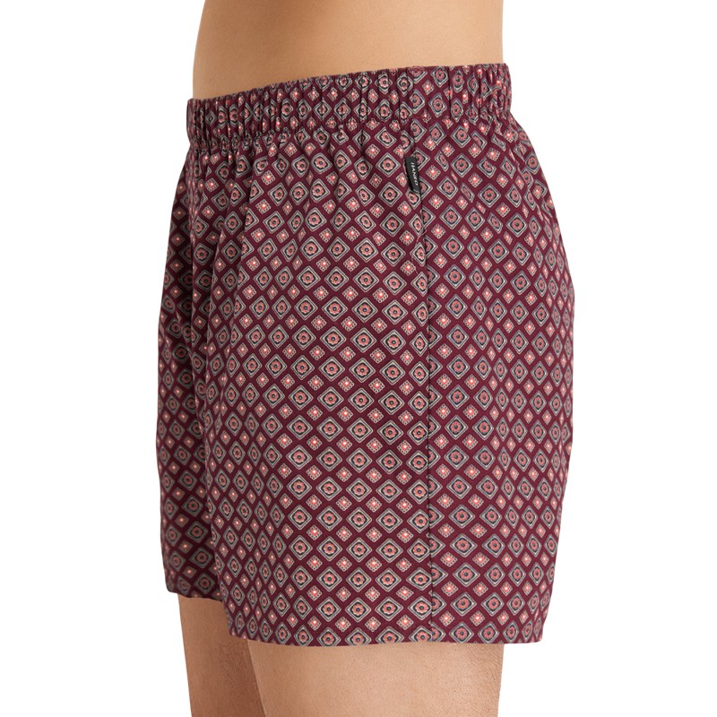 Hanro_Boxershorts_Hellgrau_mit_Allover_Muster