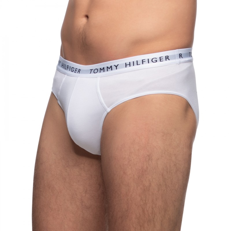 Boxerman_Herrenunterwäsche_Tommy Hilfiger_3-er Set_Slips_Schwarz Grau & Weiß