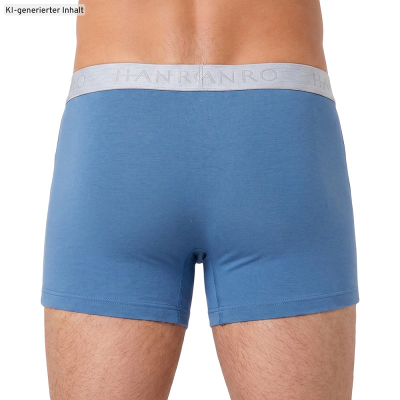 Hanro_2-erSet_Pants_Hellblau_Dunkelblau