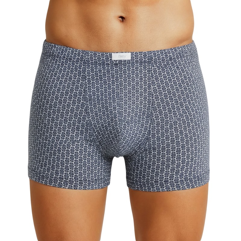 Mey_Shorty_Blau_Weiß_Muster