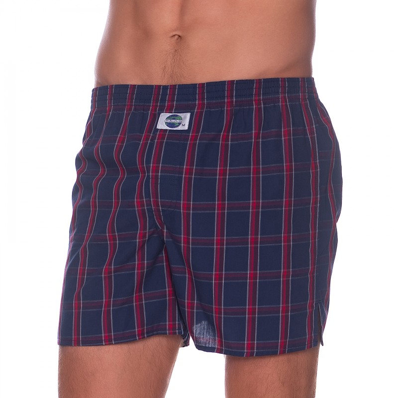 Boxerman_Herrenunterwäsche_D.E.A.LInternational_Boxershorts_Blau_kariert