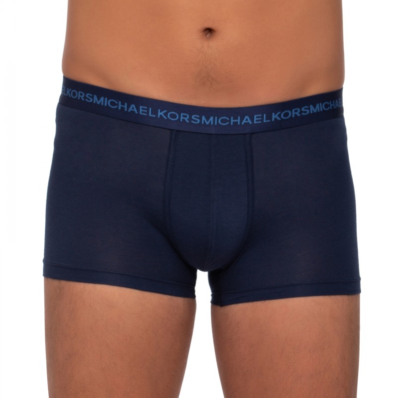 Boxerman_Boxershorts_Herrenunterwäsche_Michael Kors_3-er Set_Trunks_Blau
