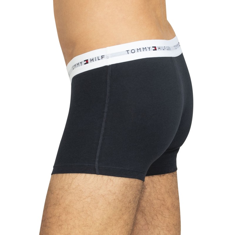 TommyHilfiger_3-erSet_Trunks_Blau_mitverschiedenfarbigemWebbund