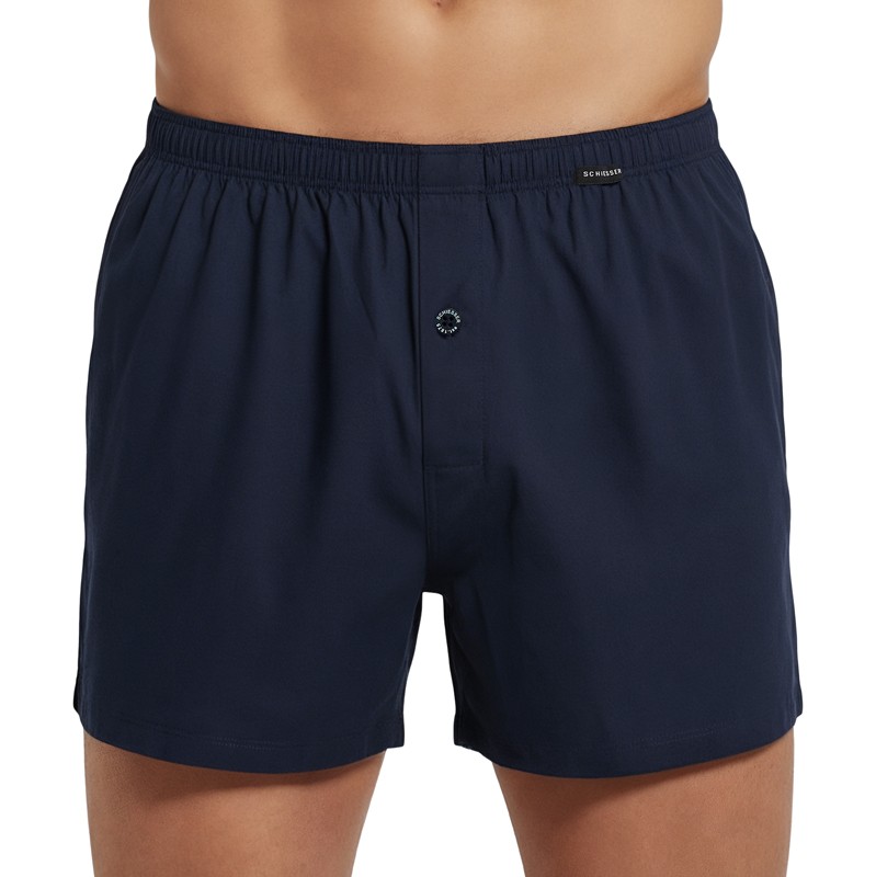 Schiesser_Boxershorts_Rot_Beige_Kariert_Dunkelblau