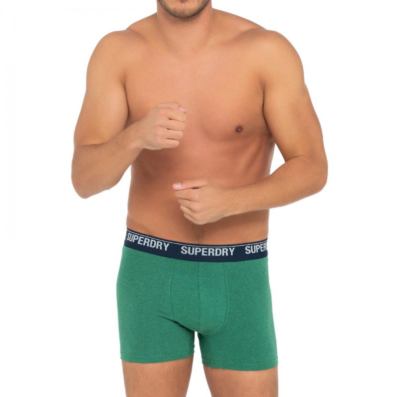Superdry_2-er Set_Sport Boxer_Grün