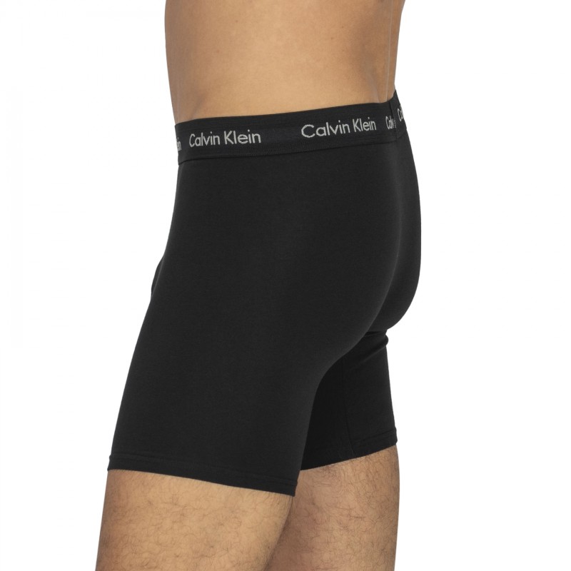 CalvinKlein_3-erSet_BoxerBriefs_Schwarz_mitverschiedenfarbigemWebbund