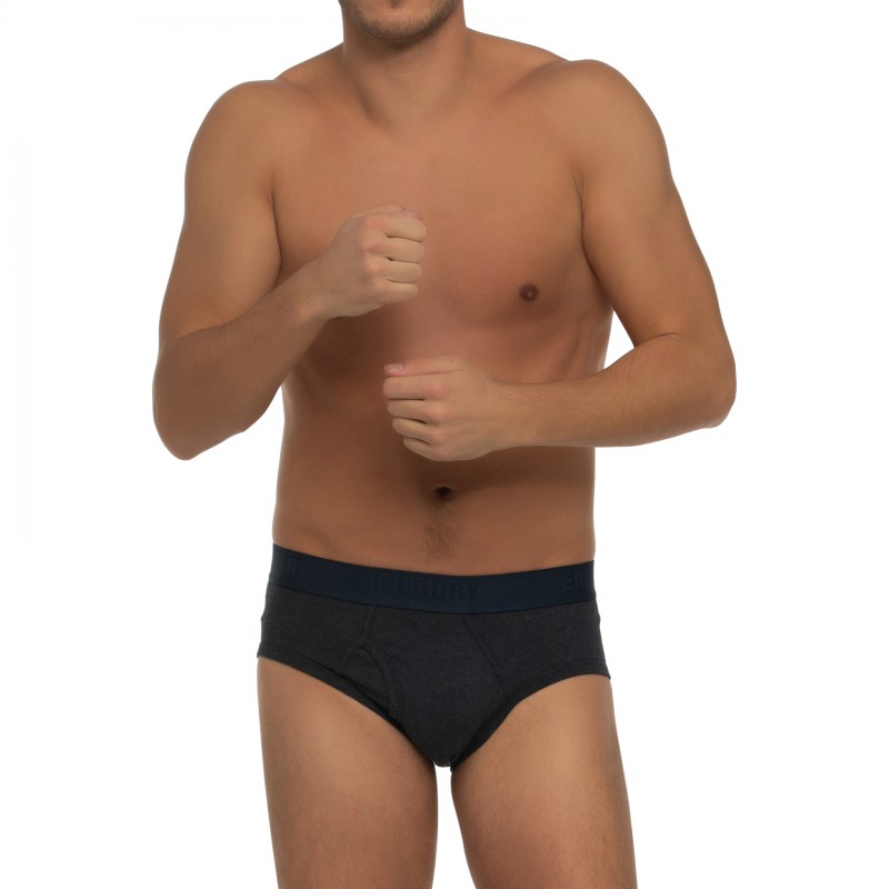 Boxerman_Herrenunterwäsche_Superdry_3-er Set_Slips_Blau