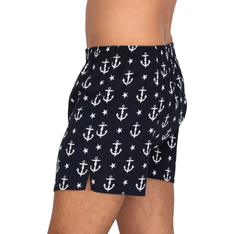 D.E.A.LInternational_Boxershorts_Blau_mitMotiv