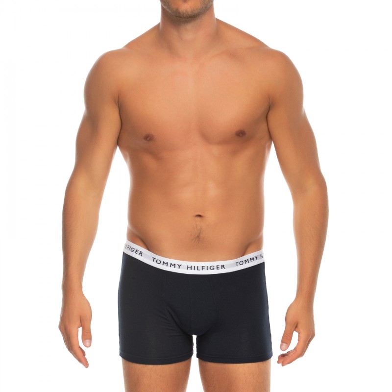 Tommy Hilfiger 5-er Set Trunks Blau mit verschiedenfarbigen Webbund