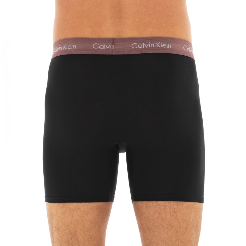 CalvinKlein_3-erSet_BoxerBriefs_Schwarz_verschiedenfarbigerWebbund