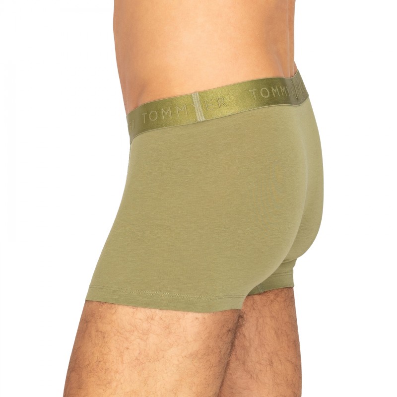 TommyHilfiger_3-erSet_Trunks_Grün,Schwarz&Blau