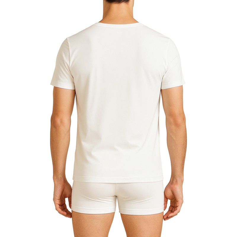 Lacoste_3-er Set_T-Shirts_Weiß