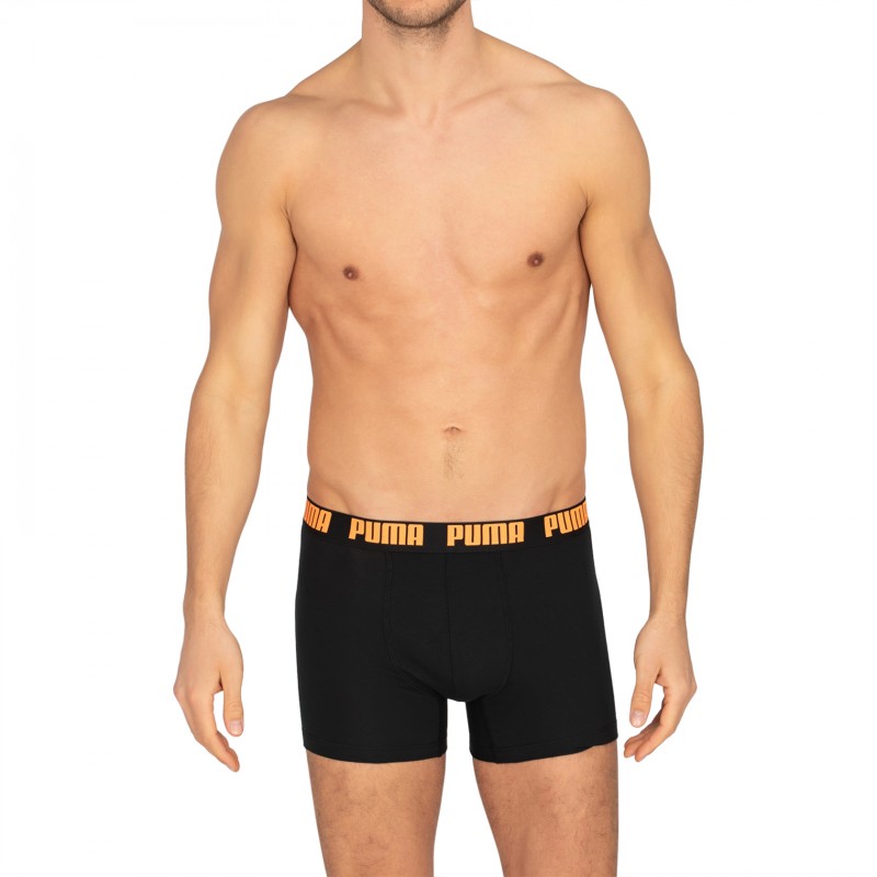 Puma_4-erSet_Boxer_Schwarz&Grau_mitverschiedenfarbigemWebbund