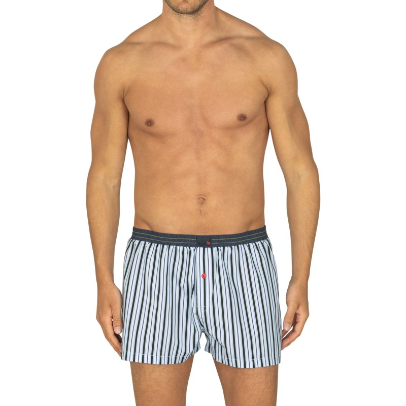 Unabux_Boxershorts_Hellblau_Gestreift