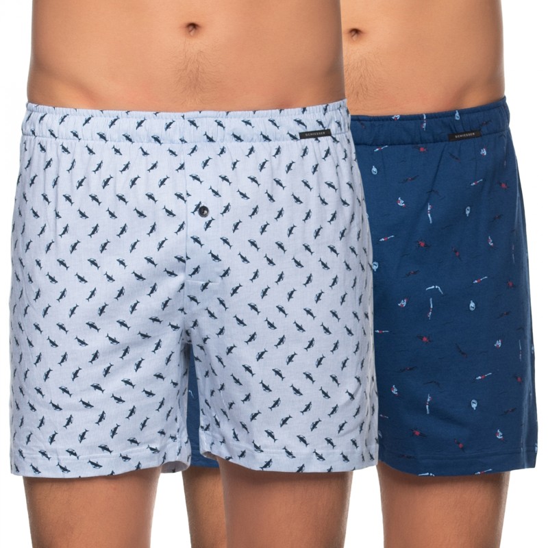 Schiesser Jungen Unterwäsche 2er Pack - Mit Coolen Baustellen-Motiven!