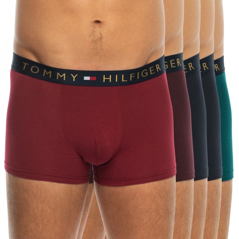 TommyHilfiger_5-erSet_Trunks_Grün,Rot&Blau