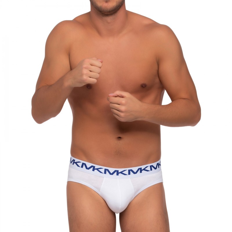 Boxerman_Herrenunterwäsche_Michael Kors_3-er Set_Slips_Weiß