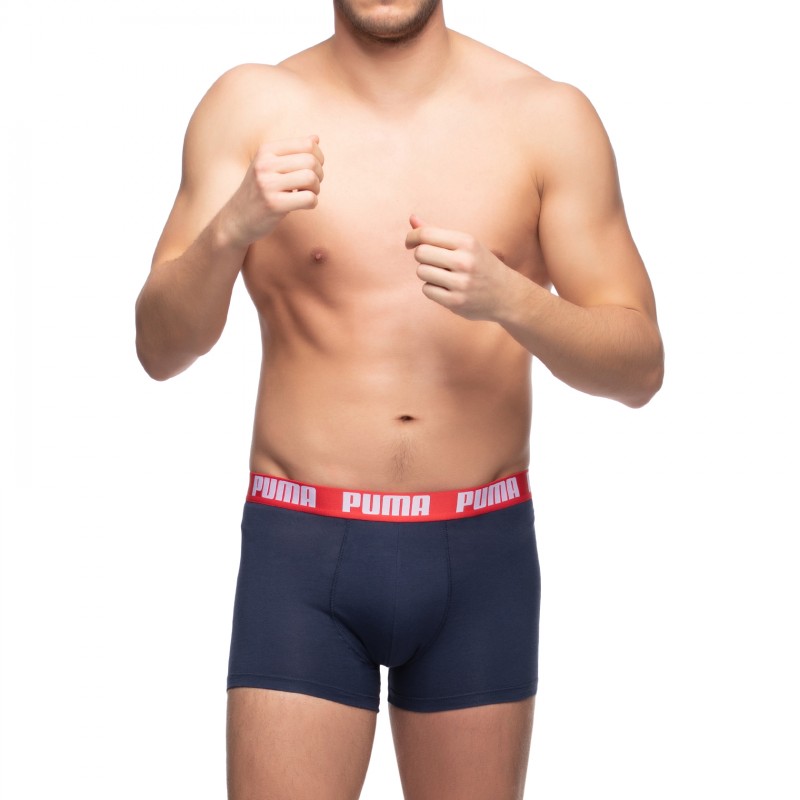 Boxerman_Herrenunterwäsche_Puma_2-er Set_Basic Boxer_Grau Dunkelblau