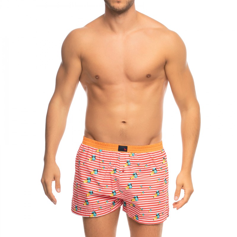 Unabux_Boxershorts_Rot&Weiß_mitStreifen&All-OverPrint