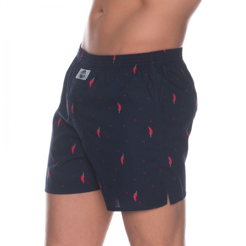 D.E.A.L International_Boxershorts_Blau_Motiv