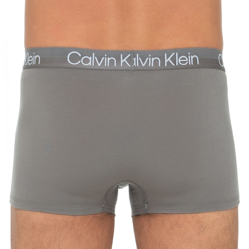 CalvinKlein_3-erSet_Trunks_Grau,Rot&Schwarz