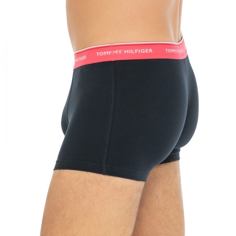 TommyHilfiger_3-erSet_Trunks_Blau_mitverschiedenfarbigemWebbund