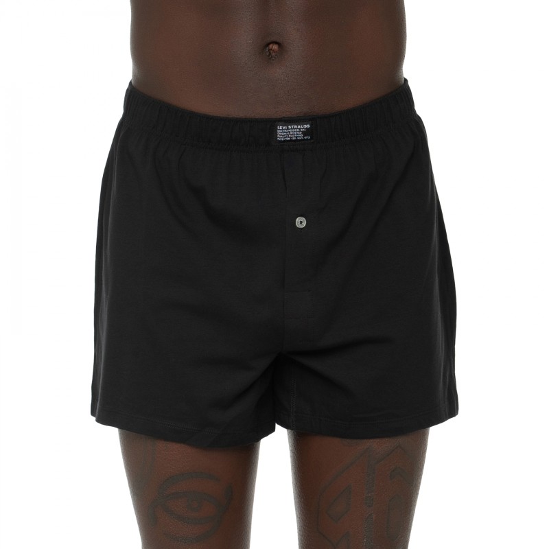 Boxerman_Herrenunterwäsche_Boxershorts_Levi's_2-er Set_Schwarz
