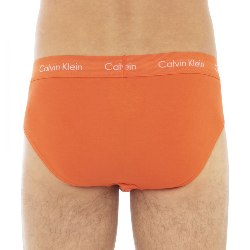 CalvinKlein_5-erSet_Slips_Pink,Grau,Orange,Schwarz&Beige