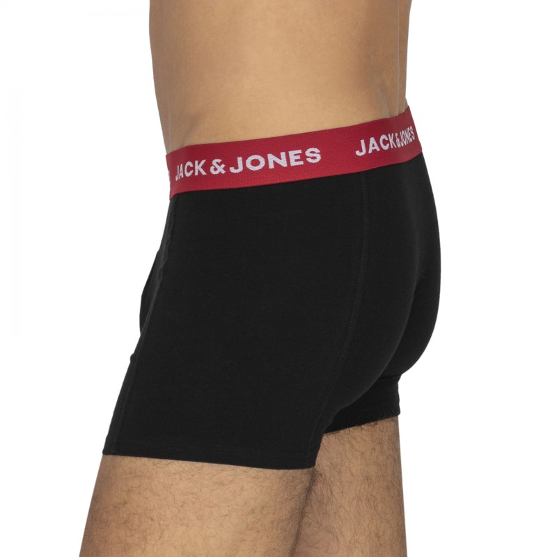 Jack & Jones_3-er Set_Trunks_Blau&Schwarz_mitMotiv