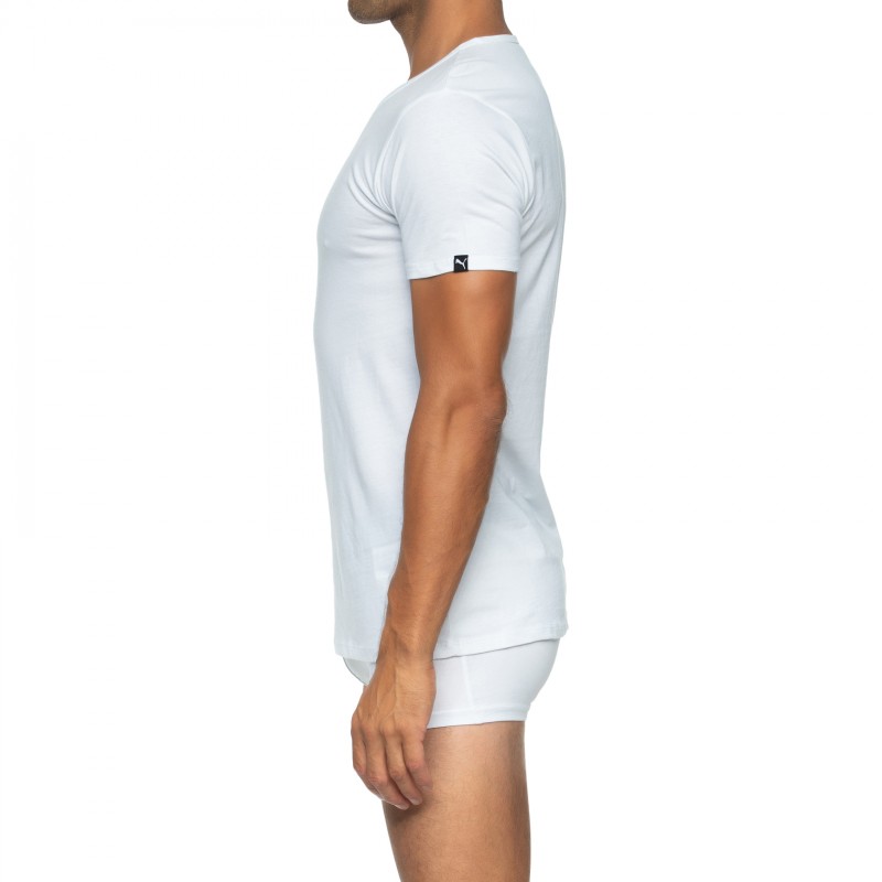 Boxerman_Herrenunterwäsche_Unterhemden_Puma_2-er Set_V-Neck_T-Shirts_Weiß