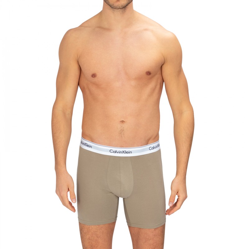 CalvinKlein_5-erSetBoxerBriefs_Türkis,Beige,Blau,Hellblau,Grau