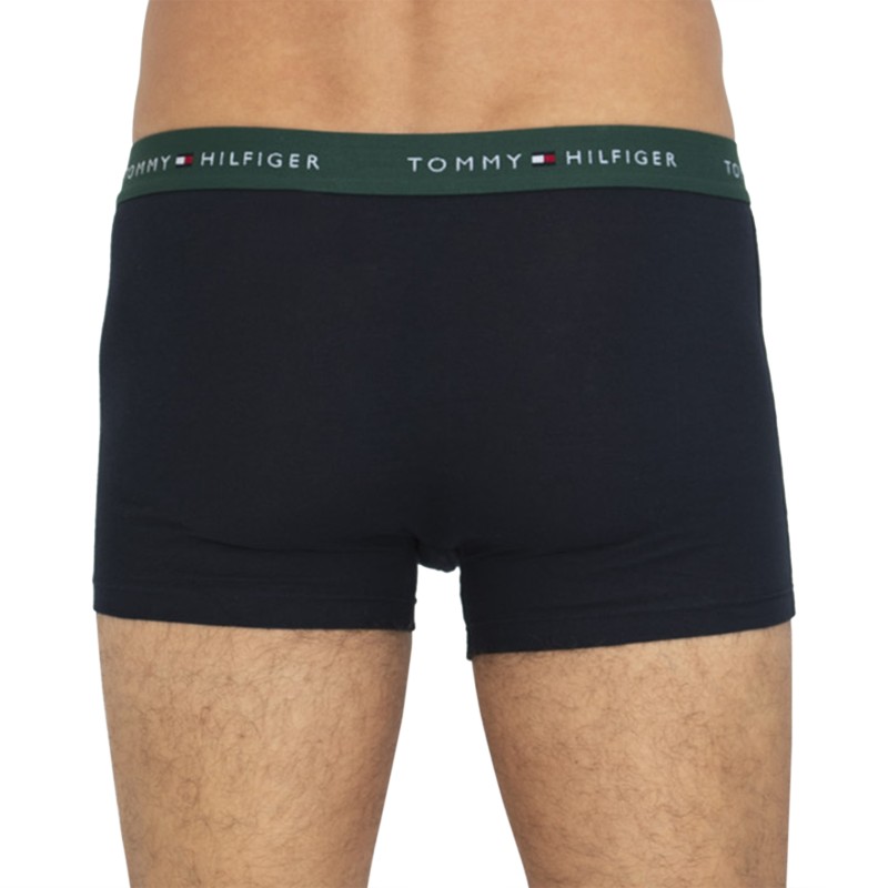 Tommy Hilfiger_3er_Set_Trunks_Blau_verschiedenfarbigen Webbund