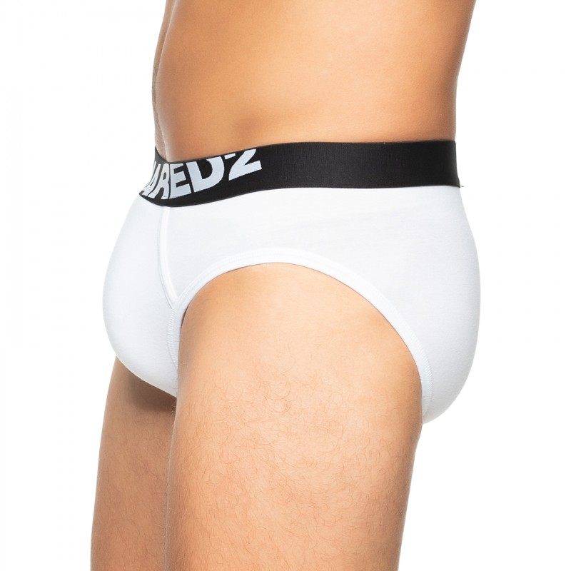 Boxerman_Herrenunterwäsche_DSQUARED2_Slips_Weiß