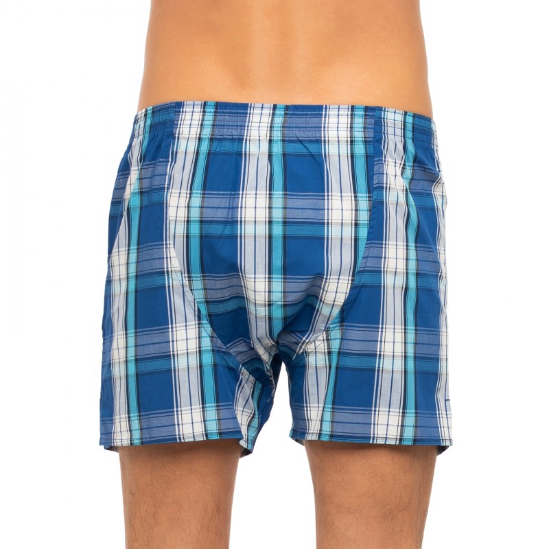 Boxerman_Herrenunterwäsche_D.E.A.L International_Boxershorts_Blau_kariert