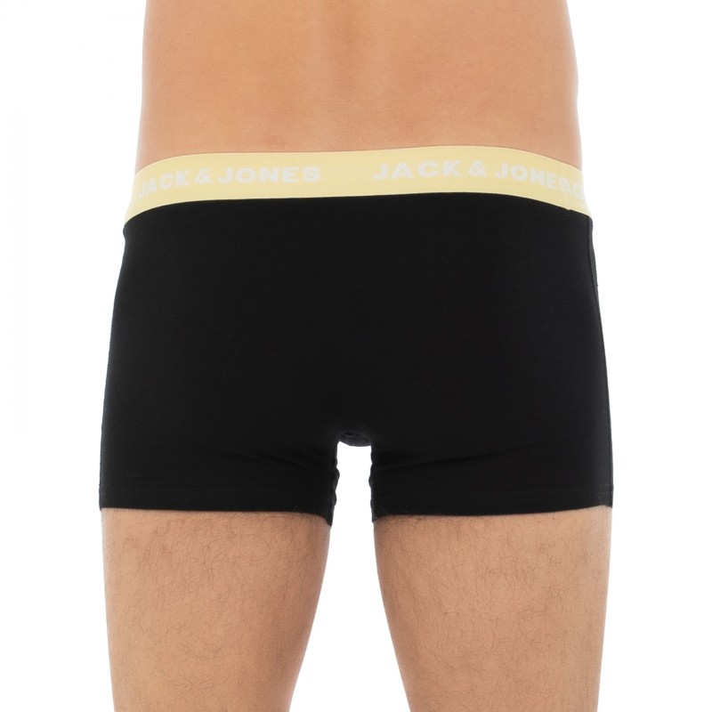 Jack&Jones_7-erSet_Trunks_Schwarz_mitverschiedenfarbigemWebbund