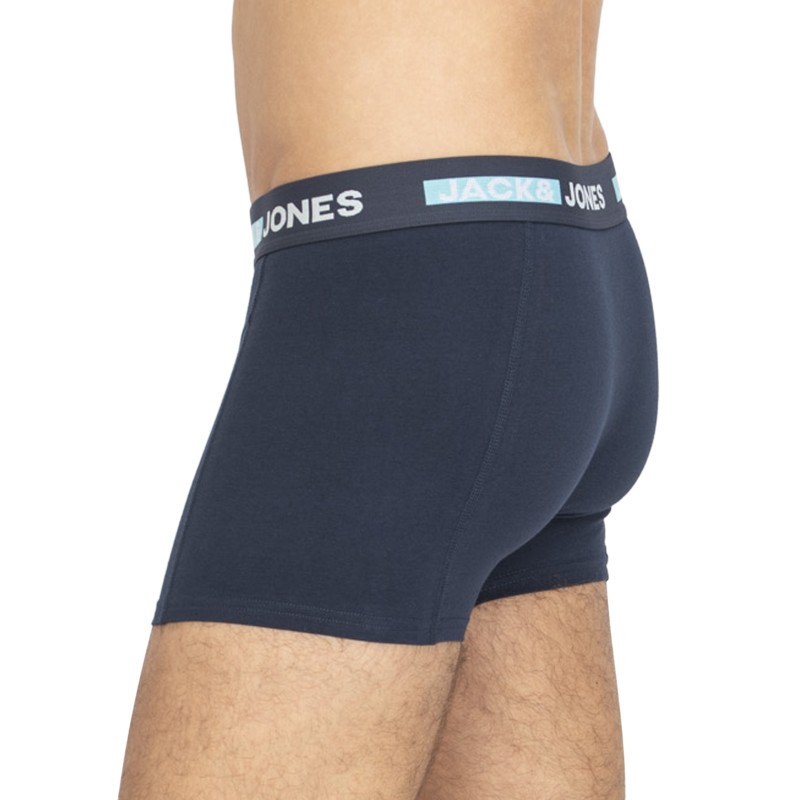 Jack & Jones_3-er Set_Trunks_Schwarz Blau & Türkis