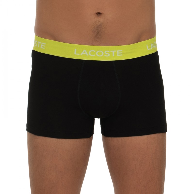 Boxerman_Herrenunterwäsche_Boxershorts_Lacoste_3-er Set_Trunks-Schwarz