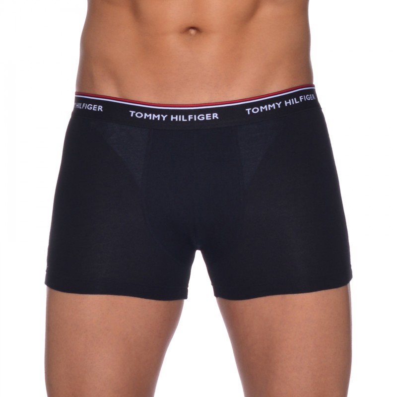 Tommy Hilfiger 3-er Stretch Trunks Weiß, Grau, Schwarz