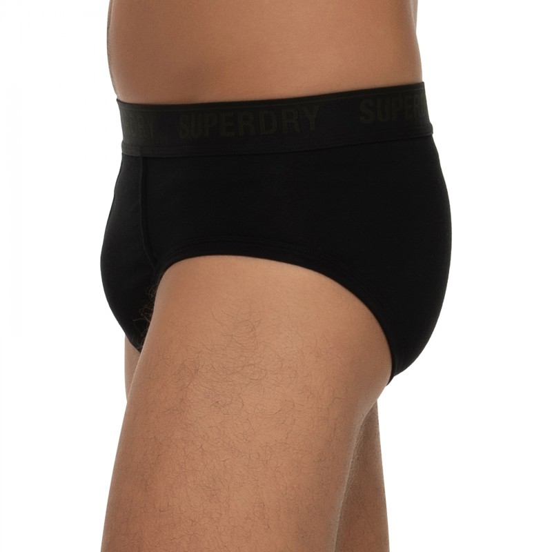 Boxerman_Herrenunterwäsche_Superdry_3-er Set_Slips_Grau