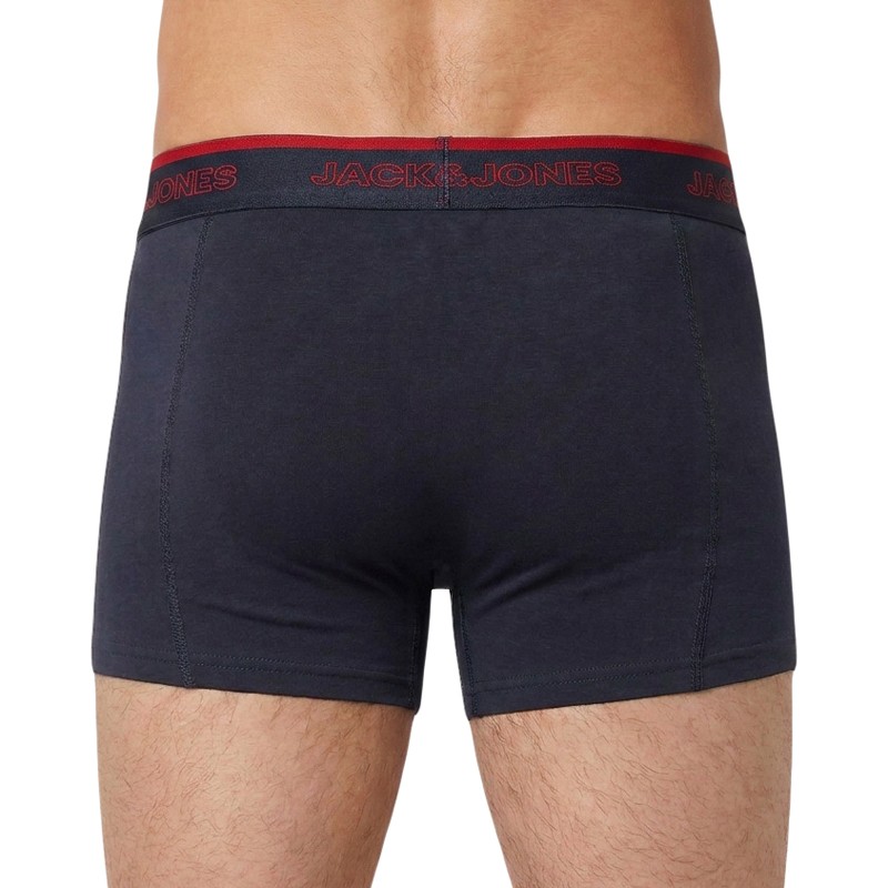 Jack & Jones 5-er Set Trunks Dunkelblau verschiedenfarbiger Bund