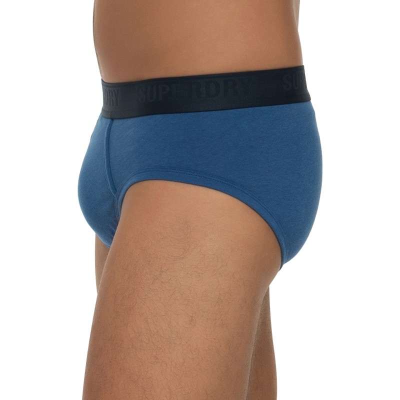 Boxerman_Herrenunterwäsche_Superdry_3-er Set_Slips_Blau