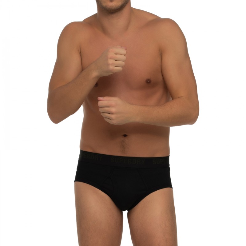 Boxerman_Herrenunterwäsche_Superdry_3-er Set_Slips_Grau